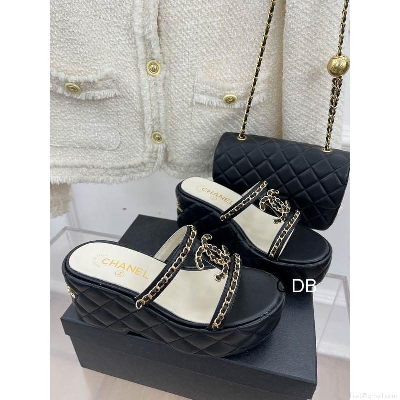 Chanel Chanel High heels Ts Chanel sz35-40 7.5CM 3C DB0509