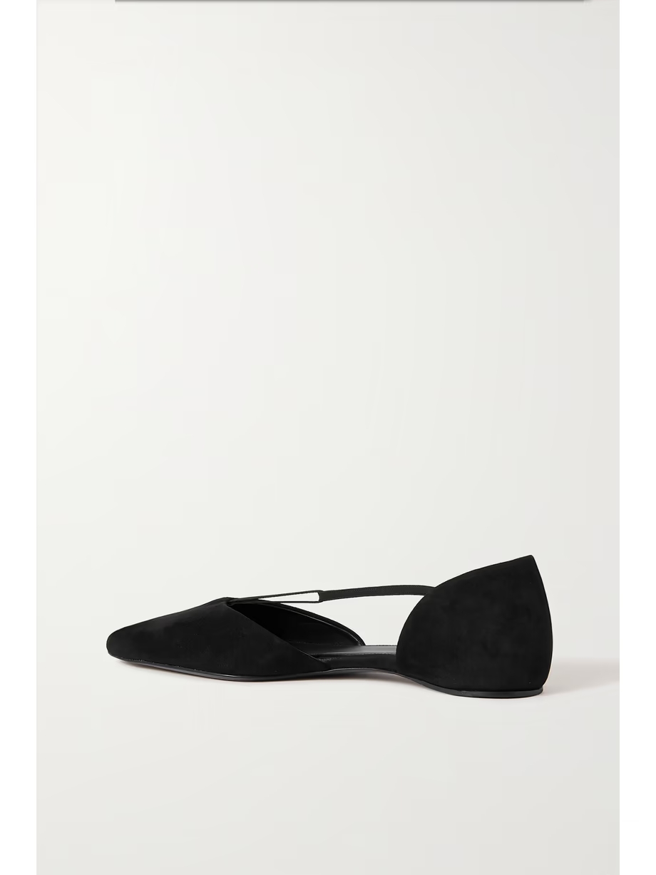 The T-strap faille point-toe flats