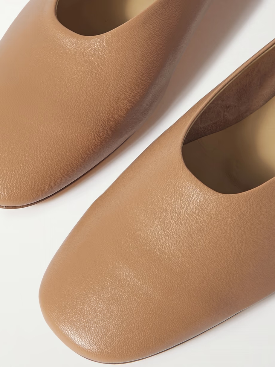 Kirsten leather ballet flats