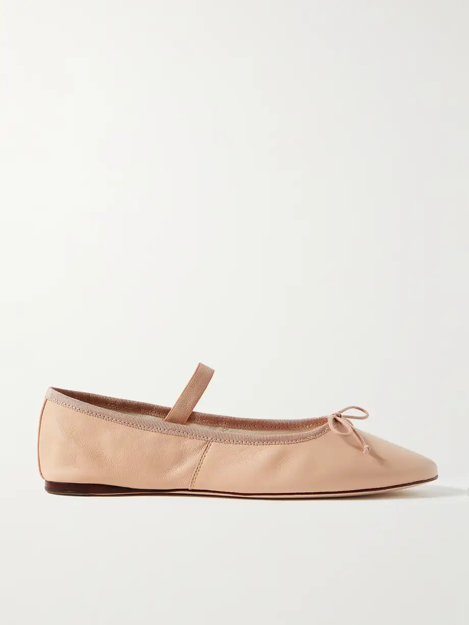 Leonie leather ballet flats