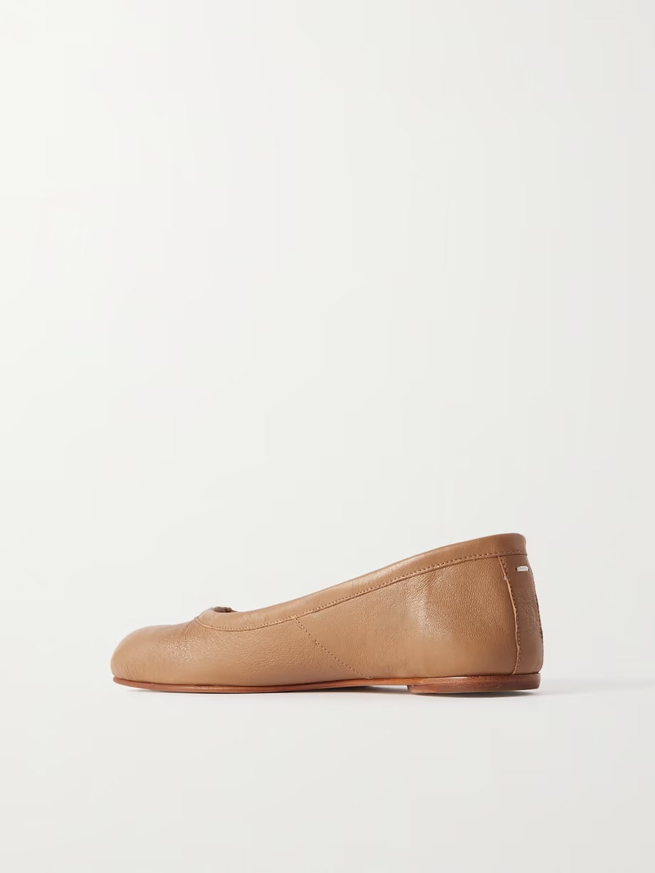 Tabi split-toe leather ballet flats