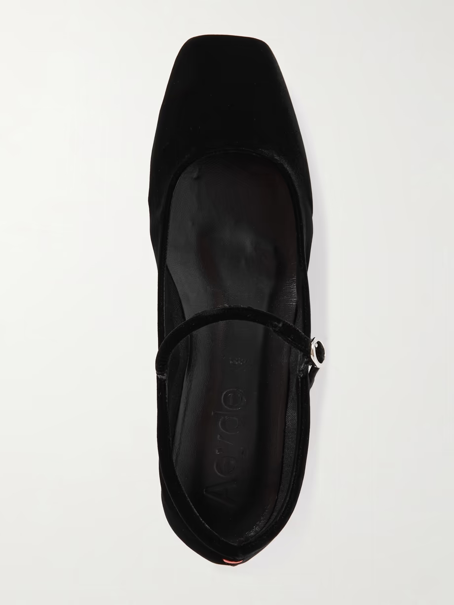 Uma velvet Mary Jane ballet flats Uma velvet Mary Jane ballet flats
