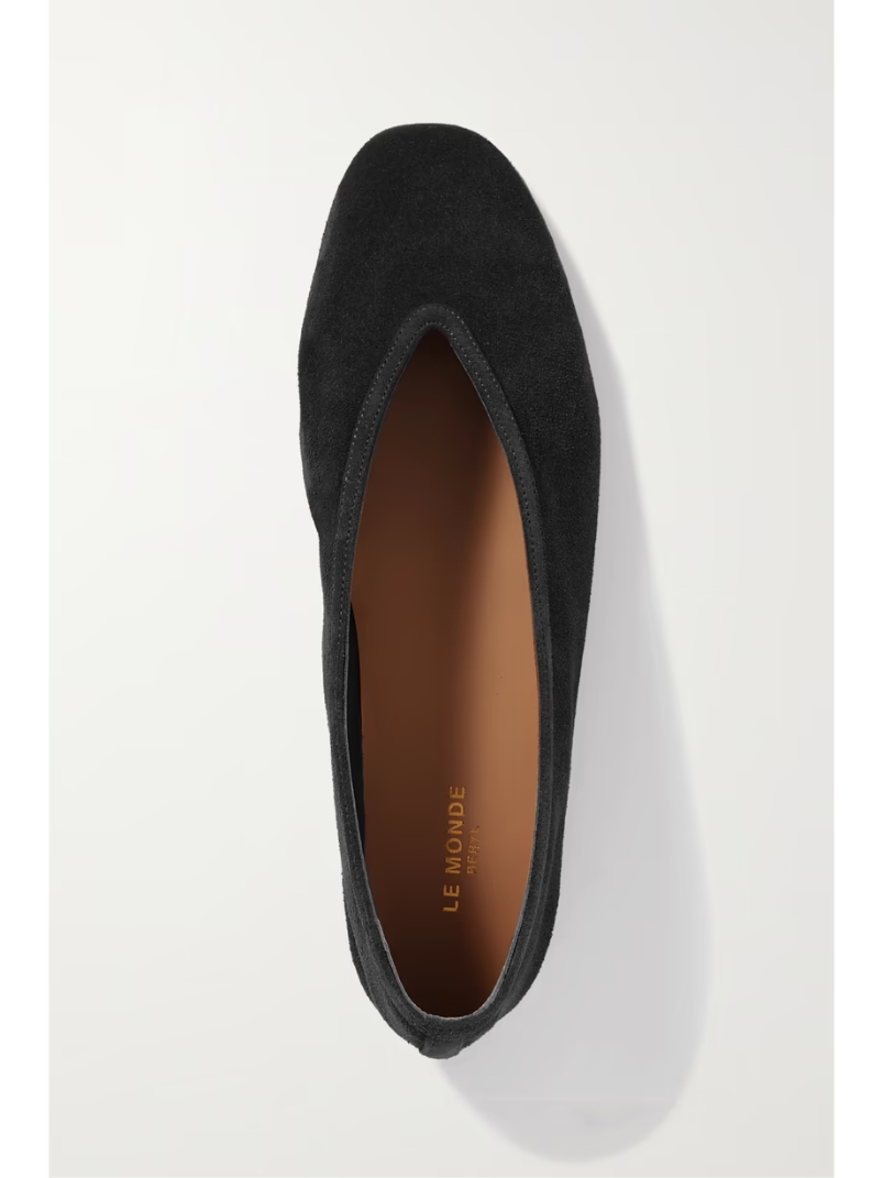 Luna suede ballet flats