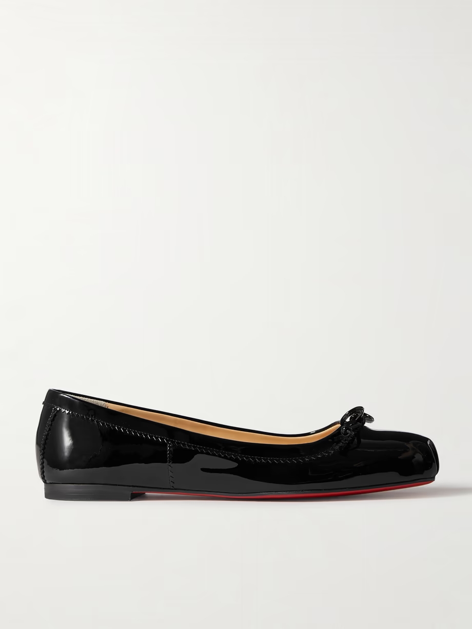 Mamadrague patent-leather ballet flats Mamadrague patent-leather ballet flats