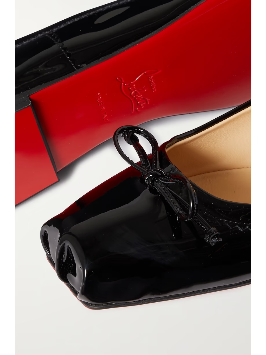 Mamadrague patent-leather ballet flats Mamadrague patent-leather ballet flats