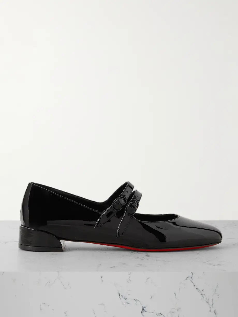 Sweet Jane patent-leather flats