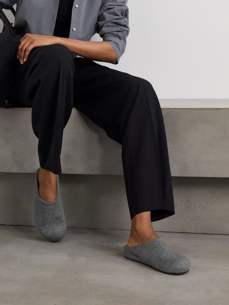 Hugo wool and cashmere-blend slippers