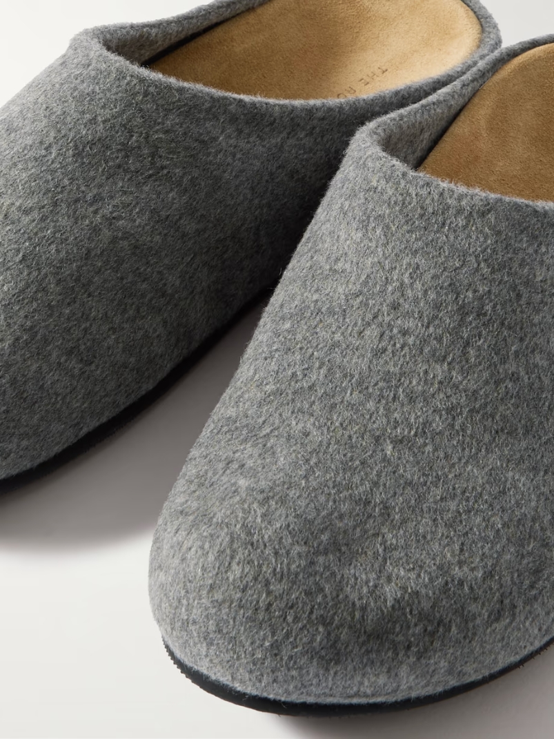 Hugo wool and cashmere-blend slippers