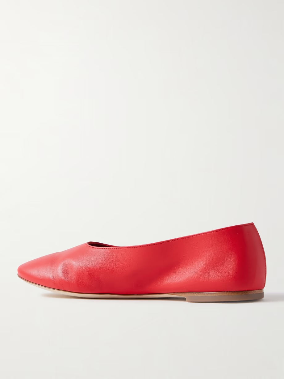 Alba leather ballet flats