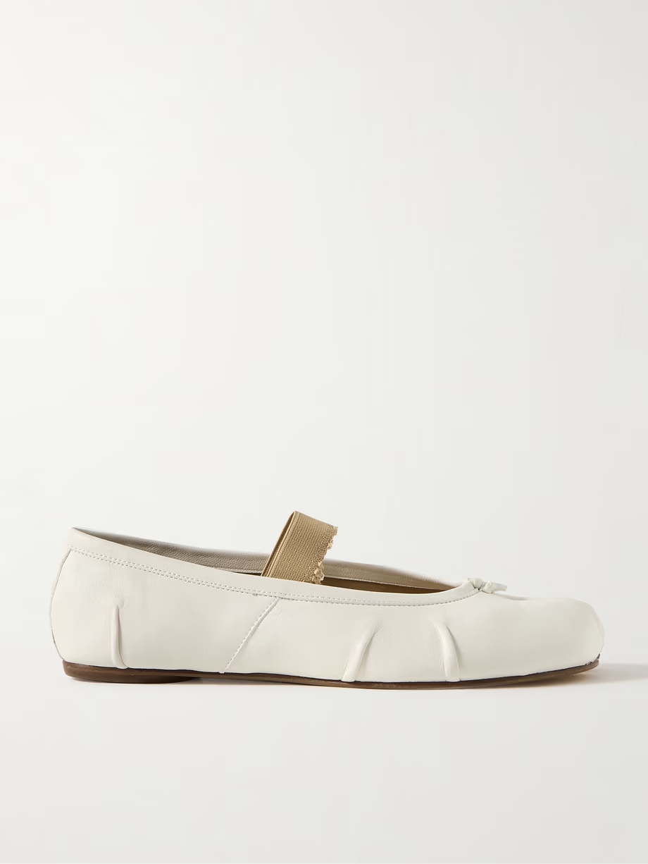 Tabi split-toe leather ballet flats