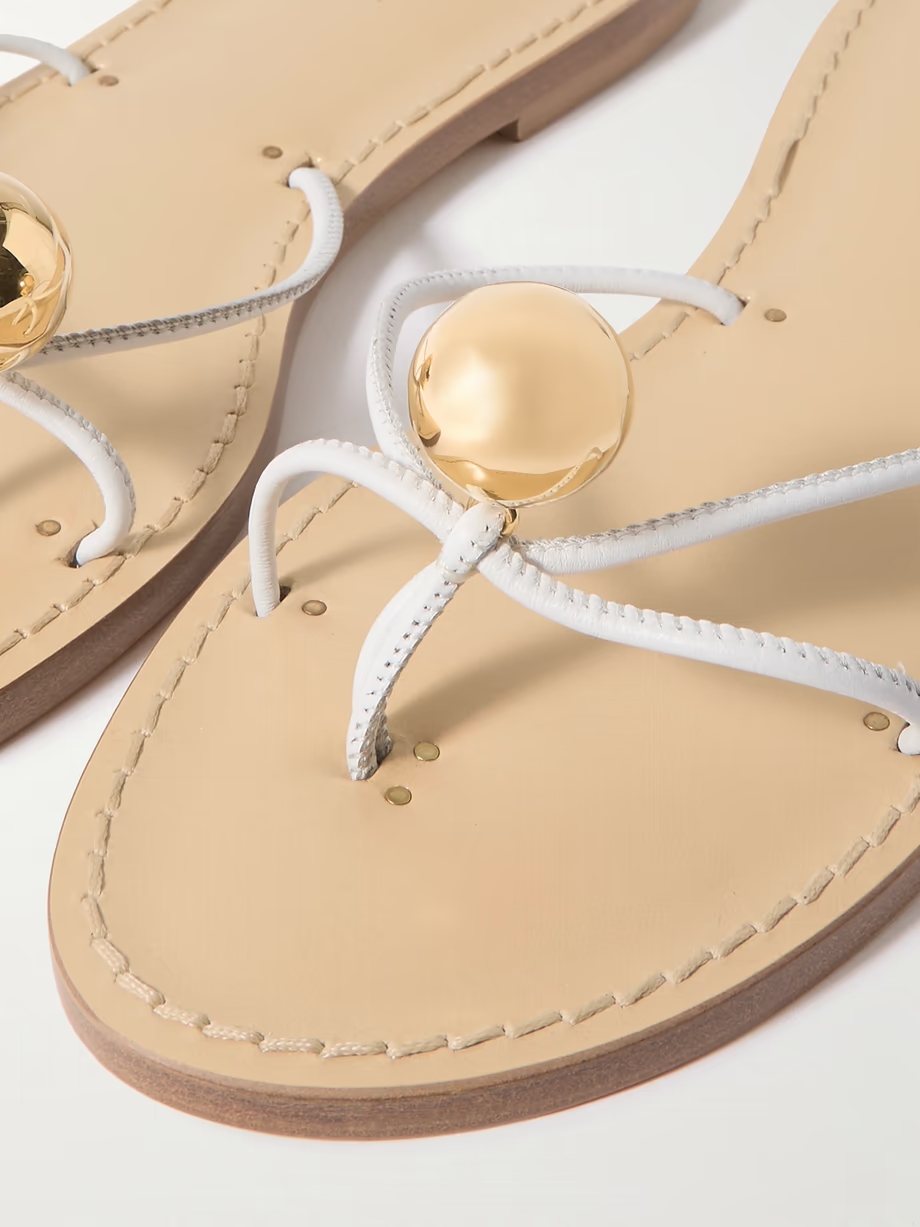 The Malawi embellished leather sandals