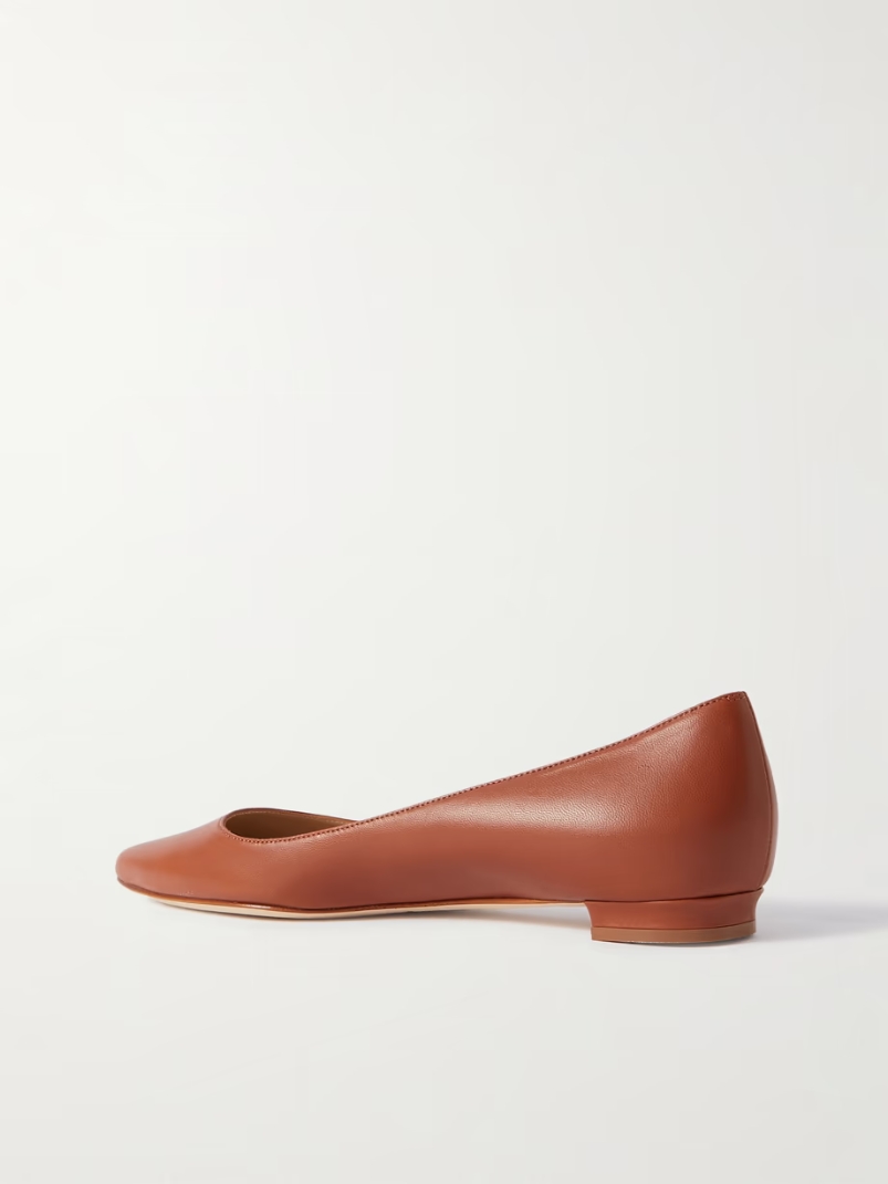 BB 10 leather point-toe flats