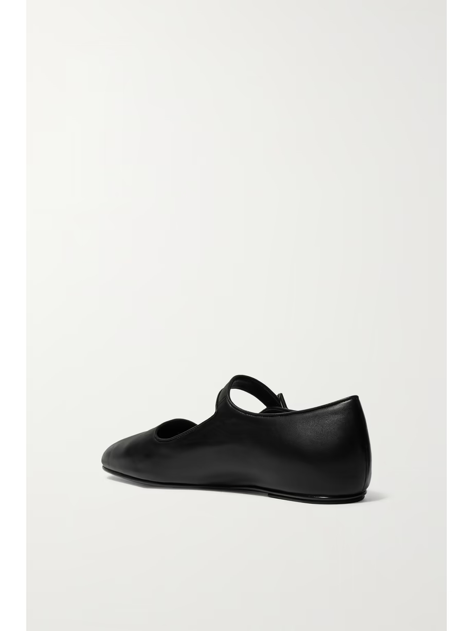 Ava leather Mary Jane ballet flats