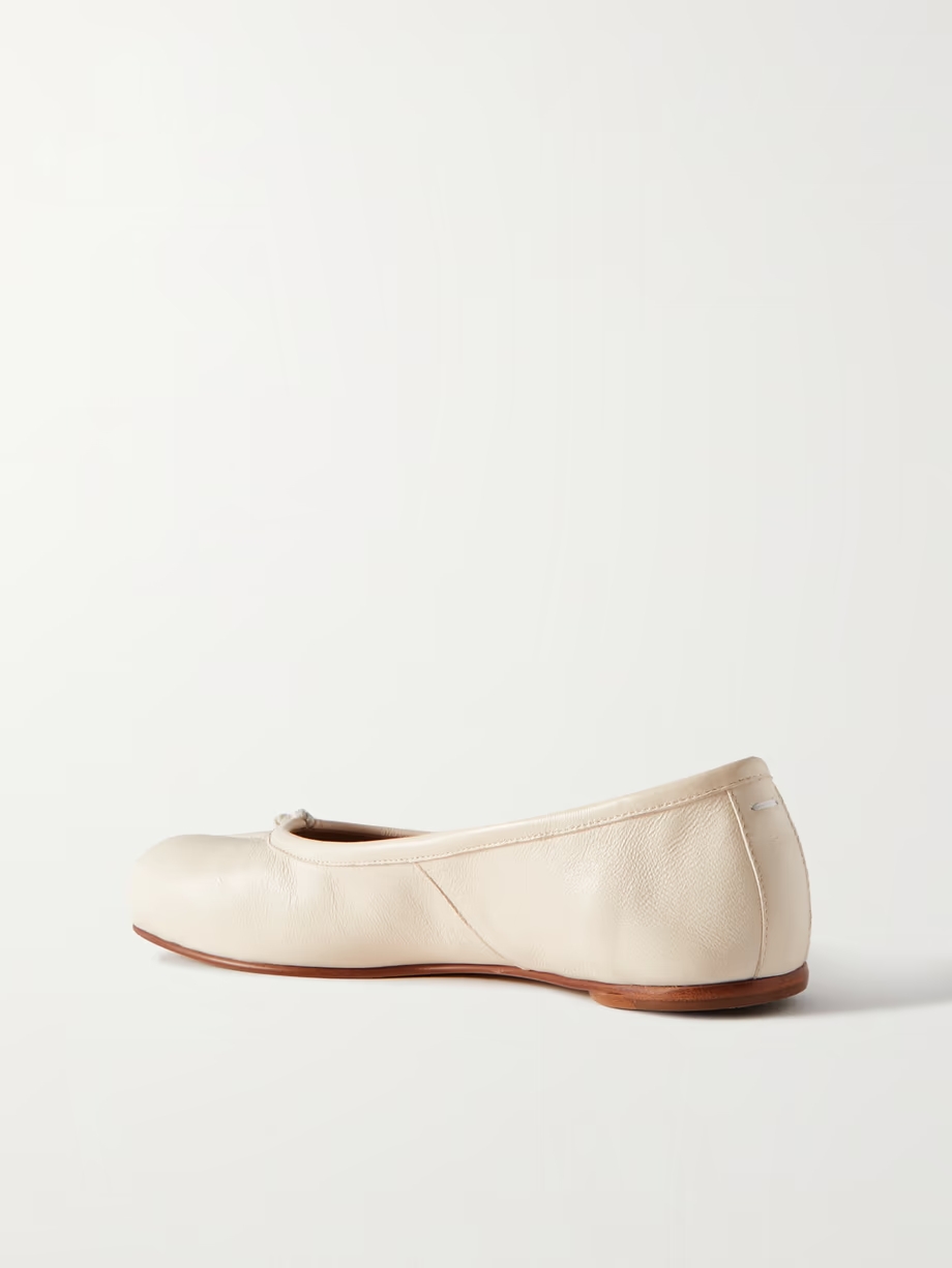 Tabi split-toe leather ballet flats