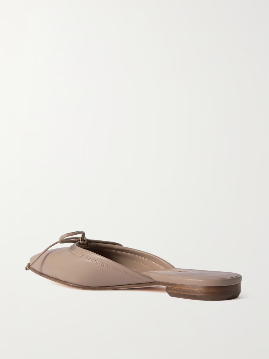 Ballerimu leather point-toe mules