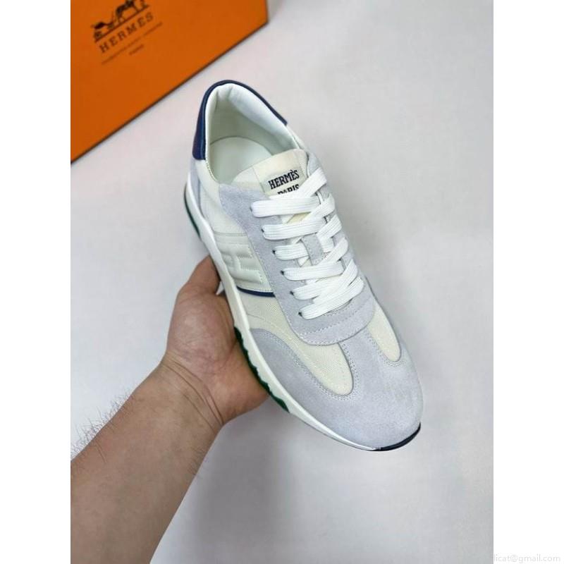 Hermes Low Cut Man 1217 Hermes sz38-46 4C n0909