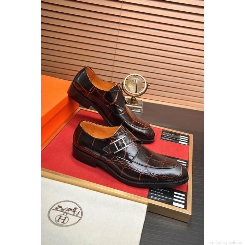 Hermes Men Leather 1219 Hermes sz38-45 1C n1201