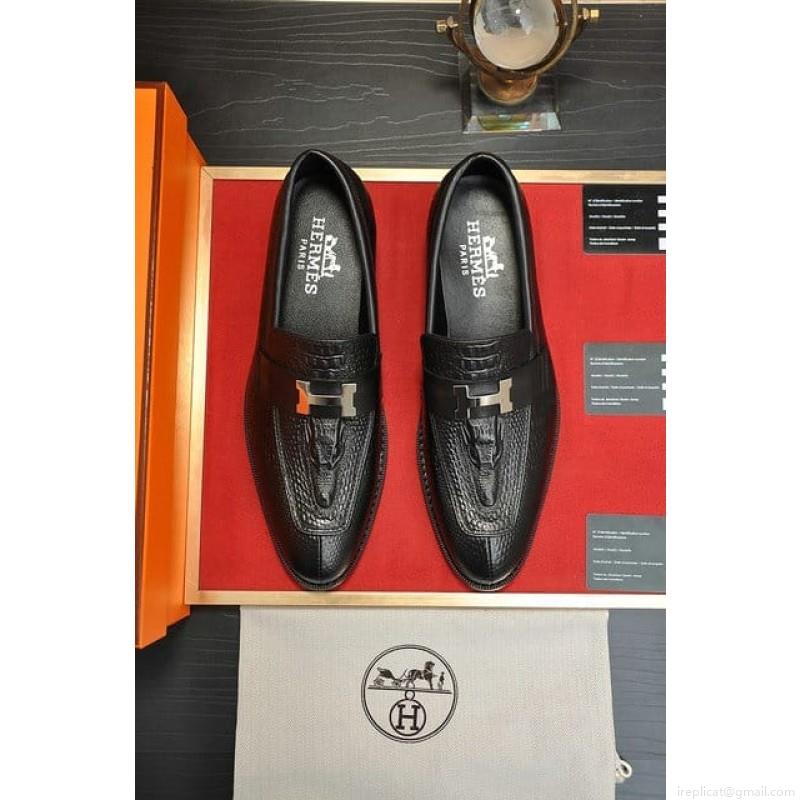 Hermes Men Leather 1219 22516014 SZ 38-44