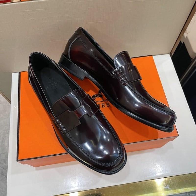 Hermes Men Leather 1219 22530129 SZ 38-44