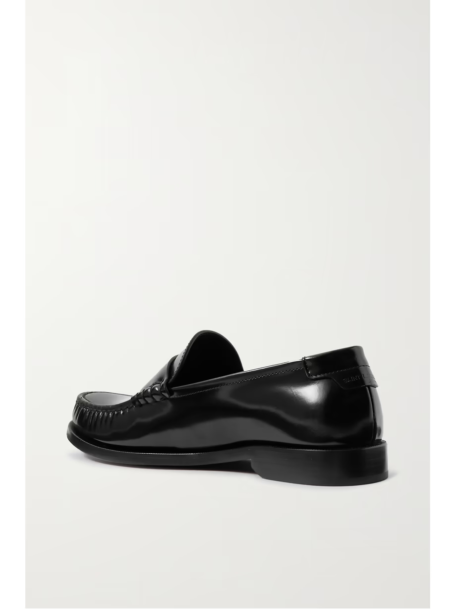Le Loafer glossed-leather loafers Le Loafer glossed-leather loafers