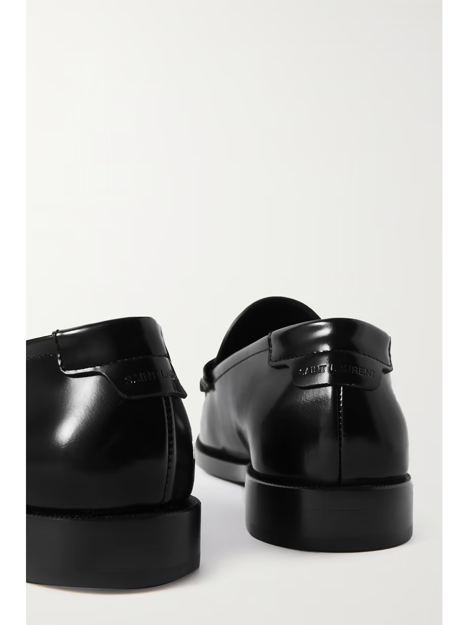 Le Loafer glossed-leather loafers Le Loafer glossed-leather loafers