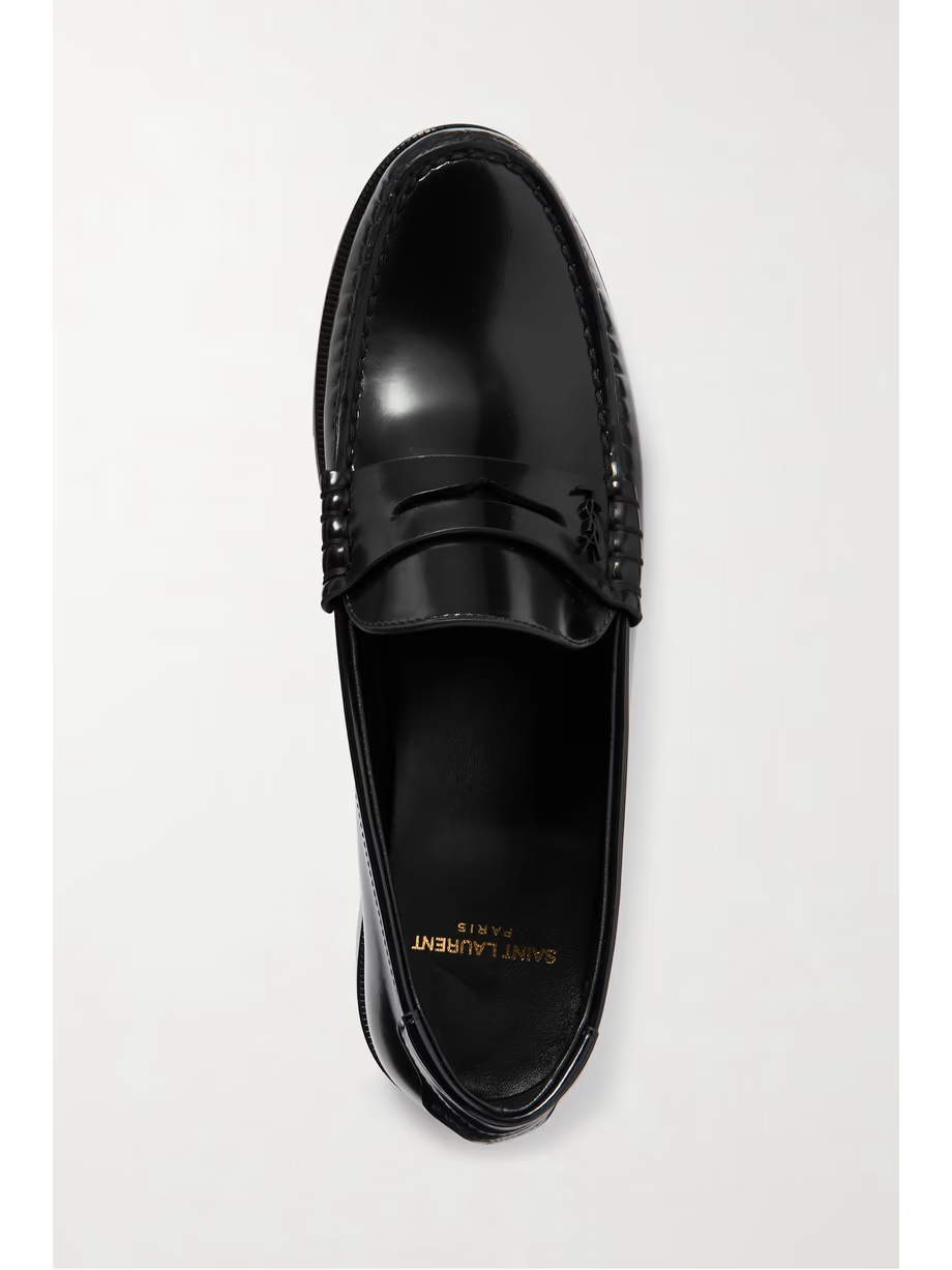 Le Loafer glossed-leather loafers Le Loafer glossed-leather loafers
