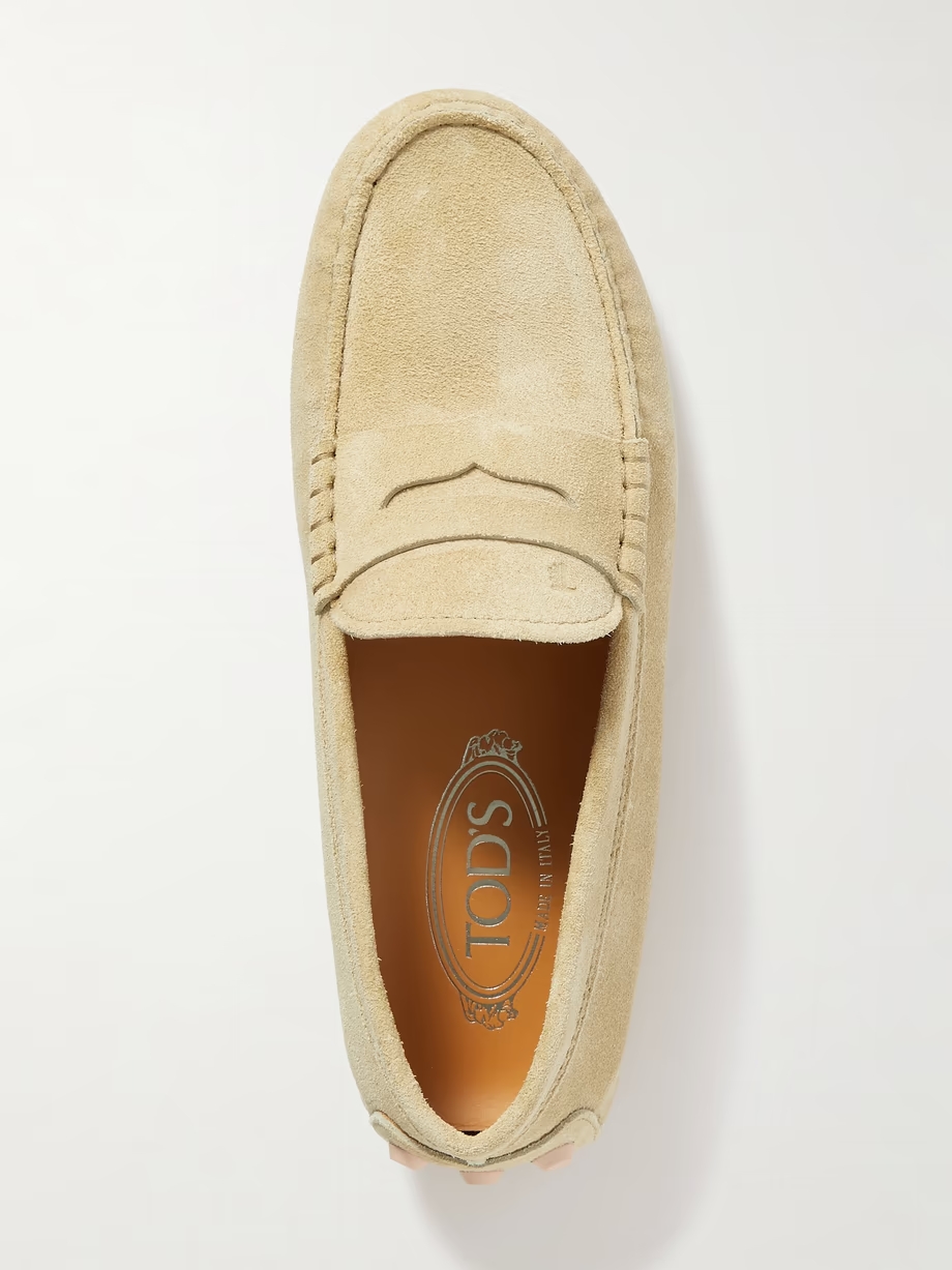 Gommino Bubble suede loafers