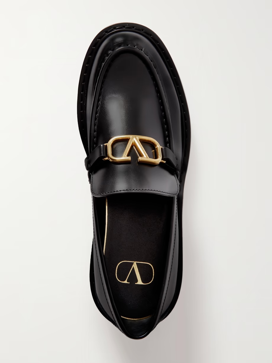 VLOGO leather loafers