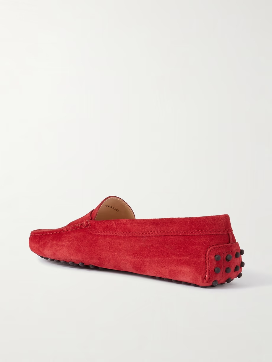 Gommino suede loafers