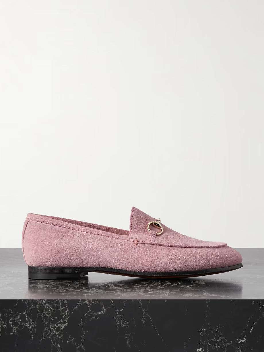Jordaan horsebit-detailed suede loafers Jordaan horsebit-detailed suede loafers