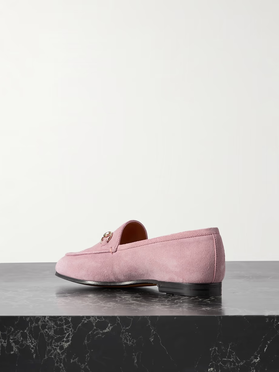 Jordaan horsebit-detailed suede loafers Jordaan horsebit-detailed suede loafers