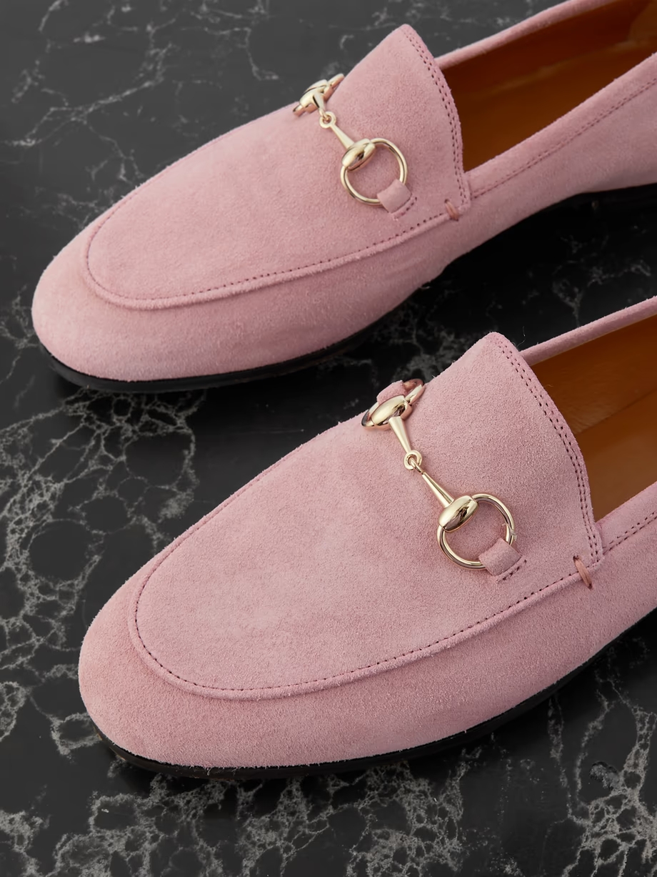 Jordaan horsebit-detailed suede loafers Jordaan horsebit-detailed suede loafers