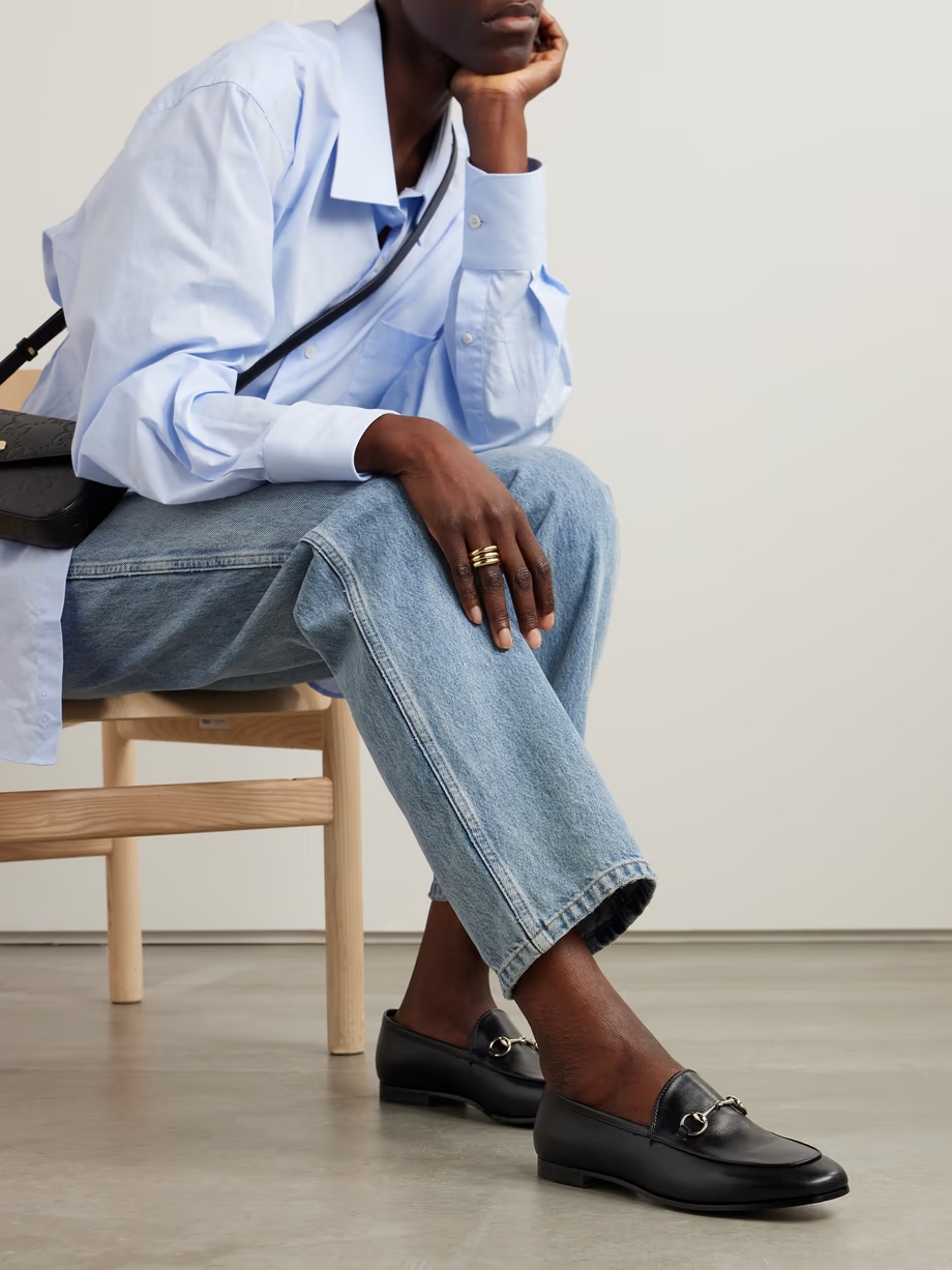 Jordaan horsebit-detailed leather loafers Jordaan horsebit-detailed leather loafers