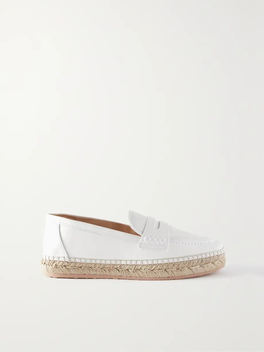 Alima leather espadrille loafers Alima leather espadrille loafers