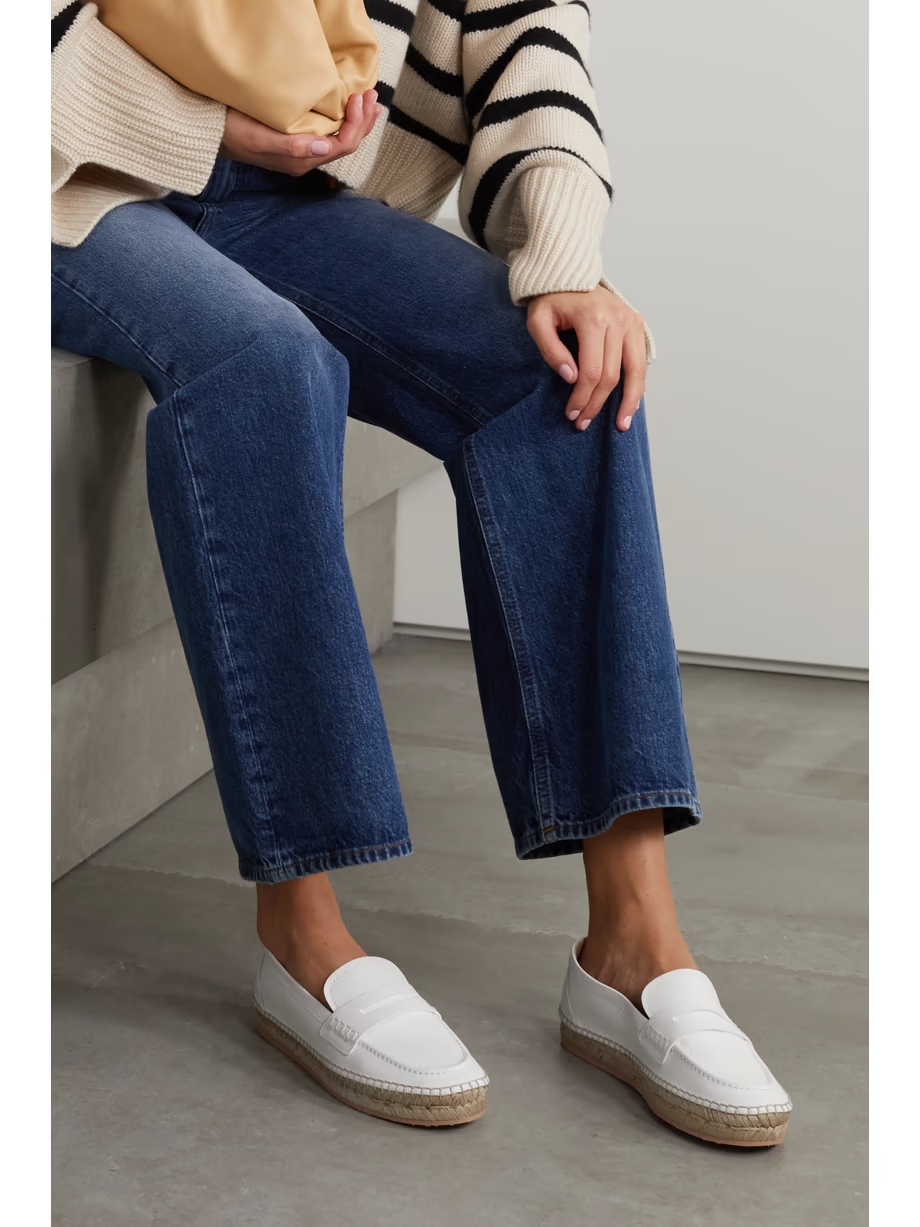 Alima leather espadrille loafers Alima leather espadrille loafers