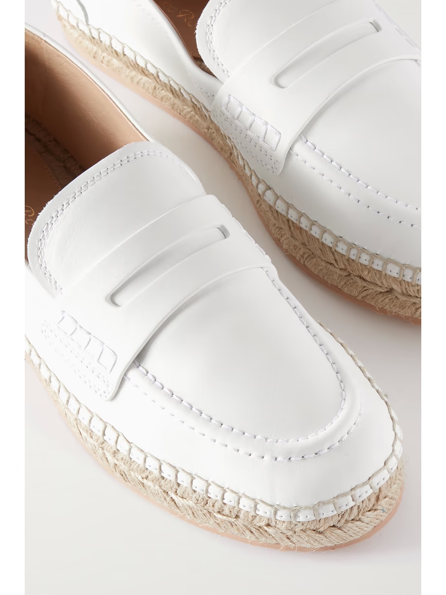 Alima leather espadrille loafers Alima leather espadrille loafers