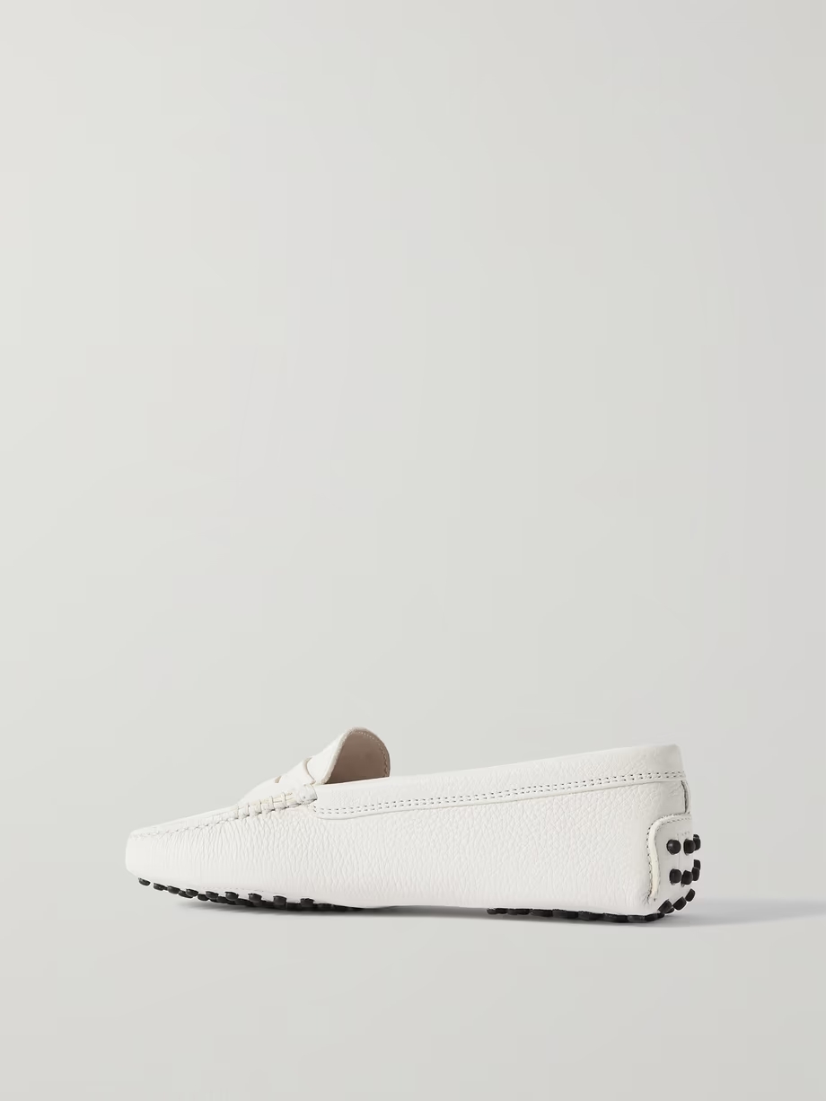 Gommino textured-leather loafers Gommino textured-leather loafers
