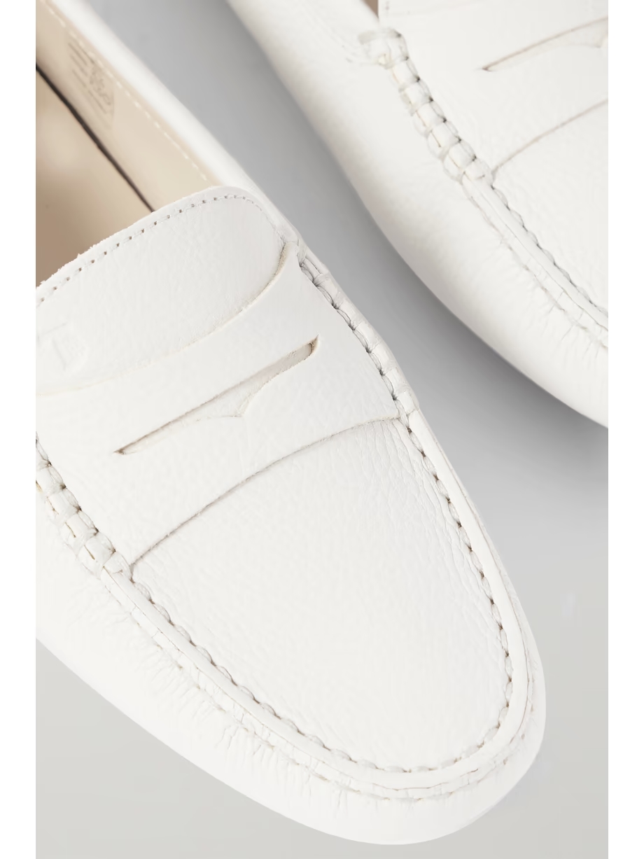 Gommino textured-leather loafers Gommino textured-leather loafers