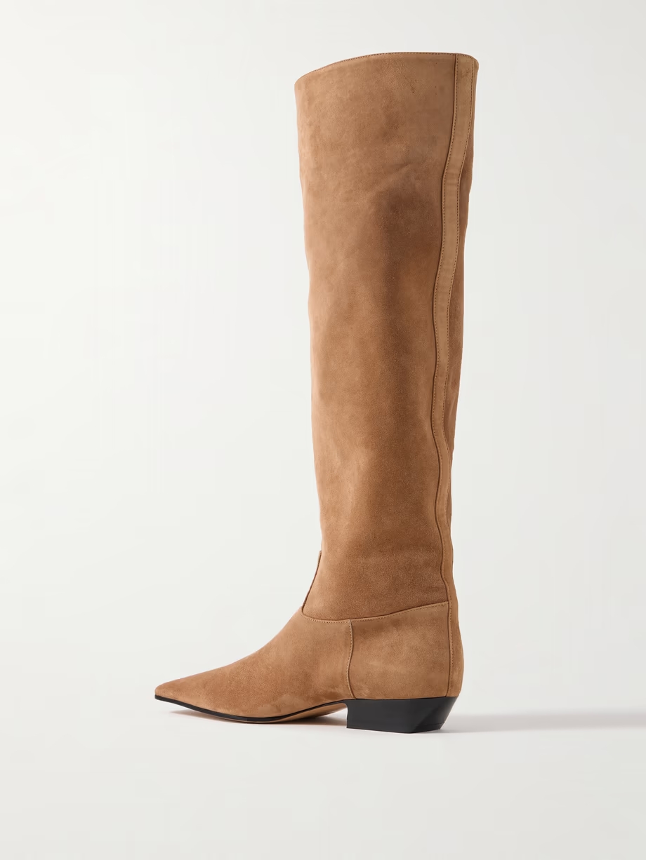 Marfa suede knee boots