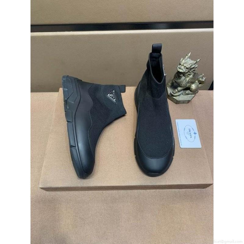 Pradar Boots Man 1219 Prada sz38-44 3C n0904