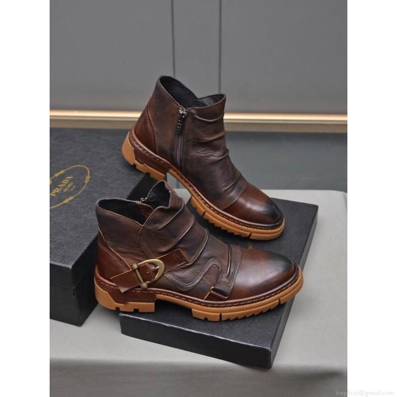 Pradar Boots Man 1219 Prada sz38-44 2C n0901