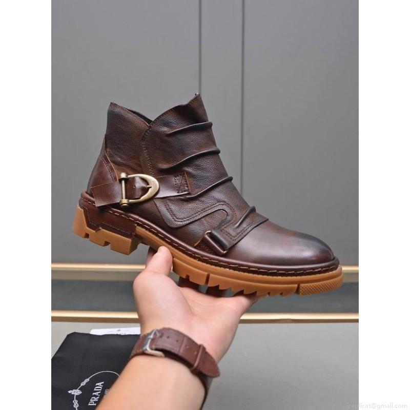 Pradar Boots Man 1219 Prada sz38-44 2C n0901