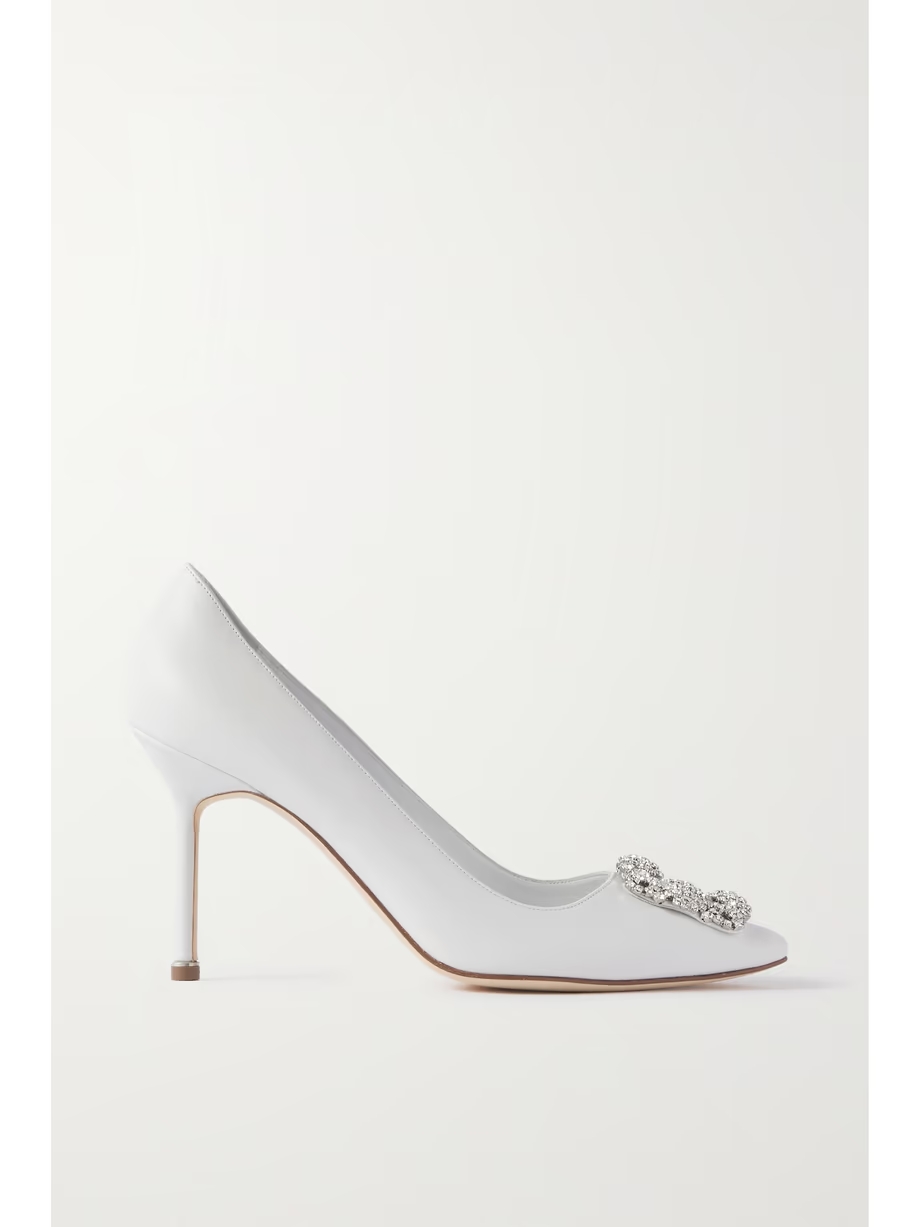 Hangisi 90 embellished leather pumps