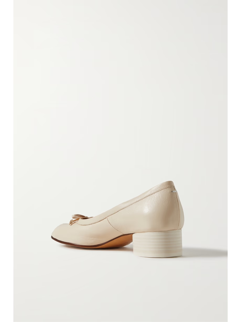 Tabi split-toe leather ballet flats