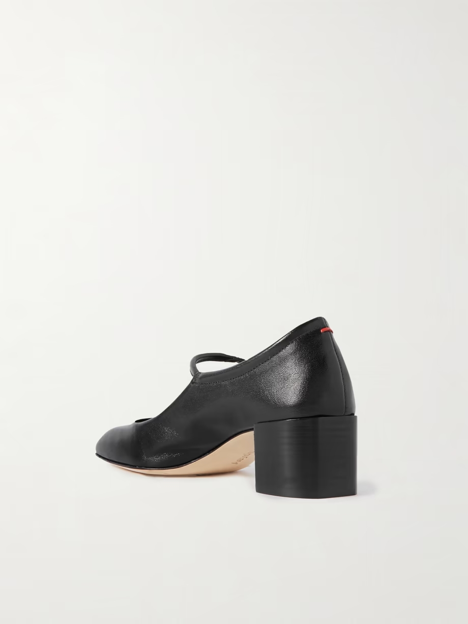 Aline leather Mary Jane pumps