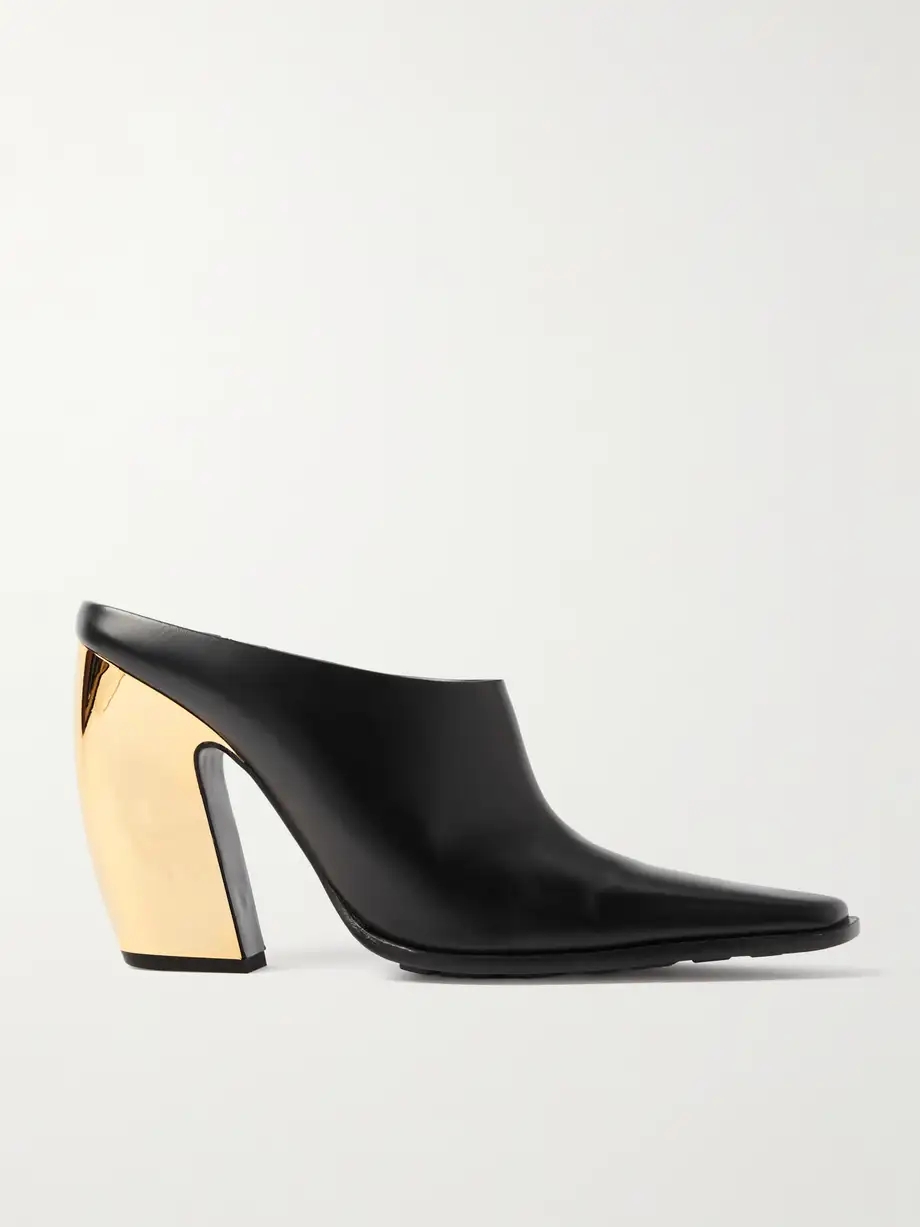 Tex leather mules Tex leather mules