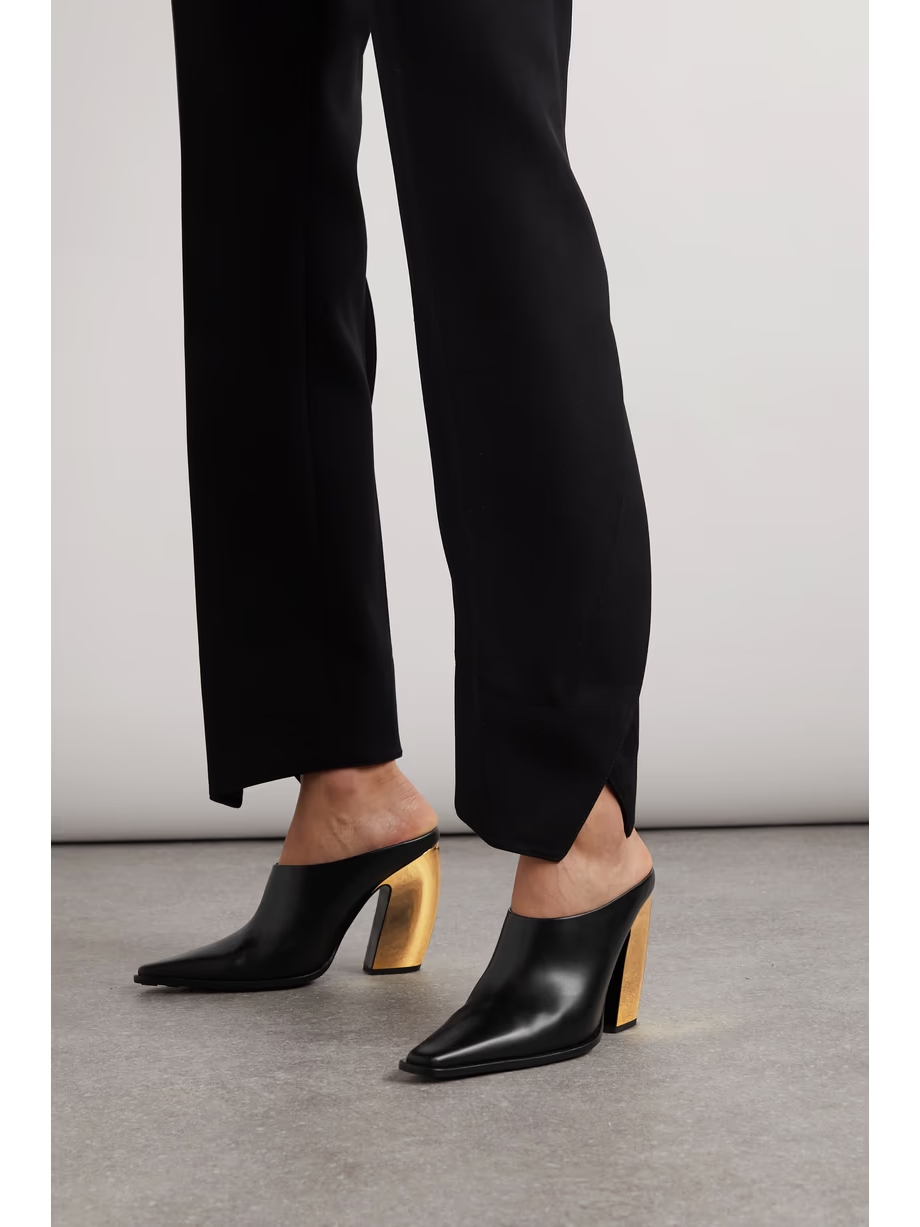 Tex leather mules Tex leather mules