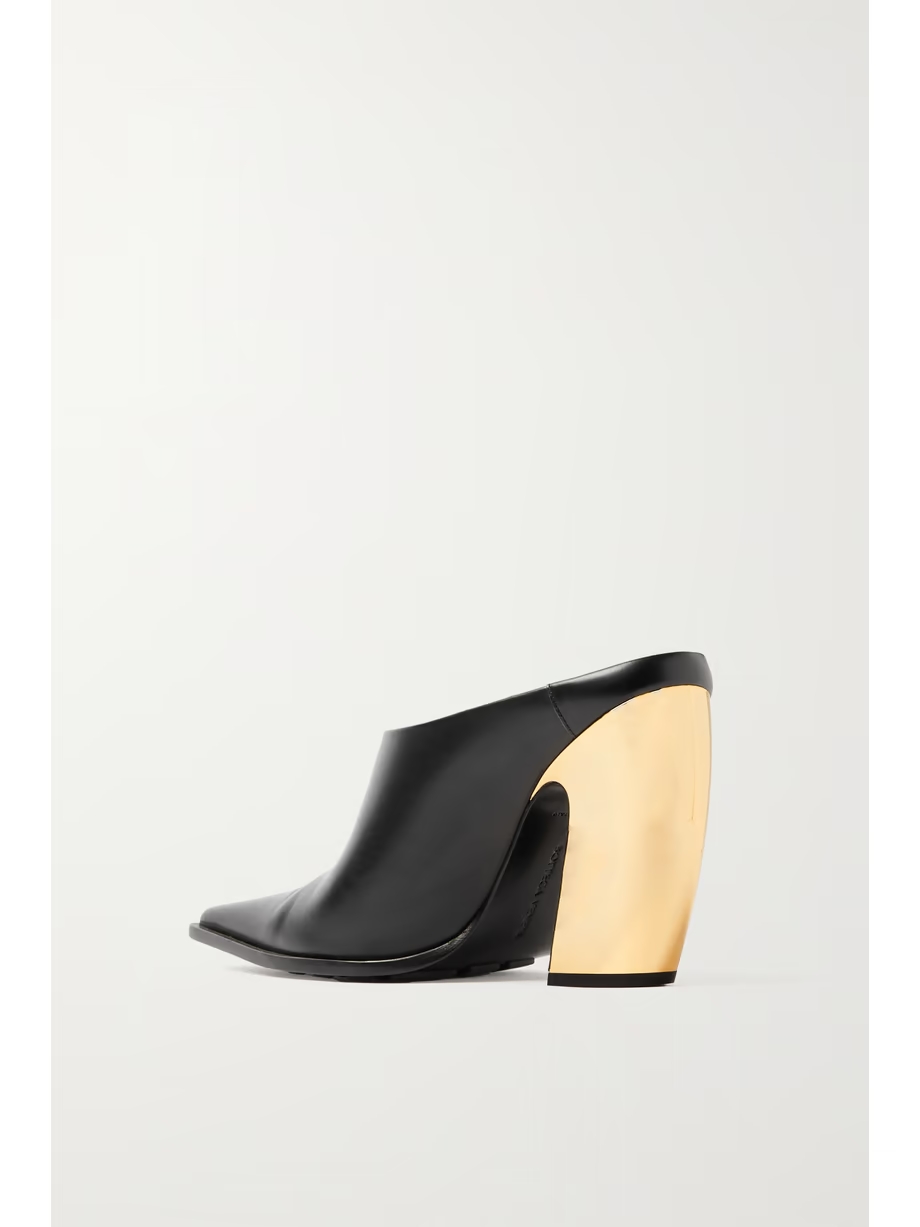 Tex leather mules Tex leather mules