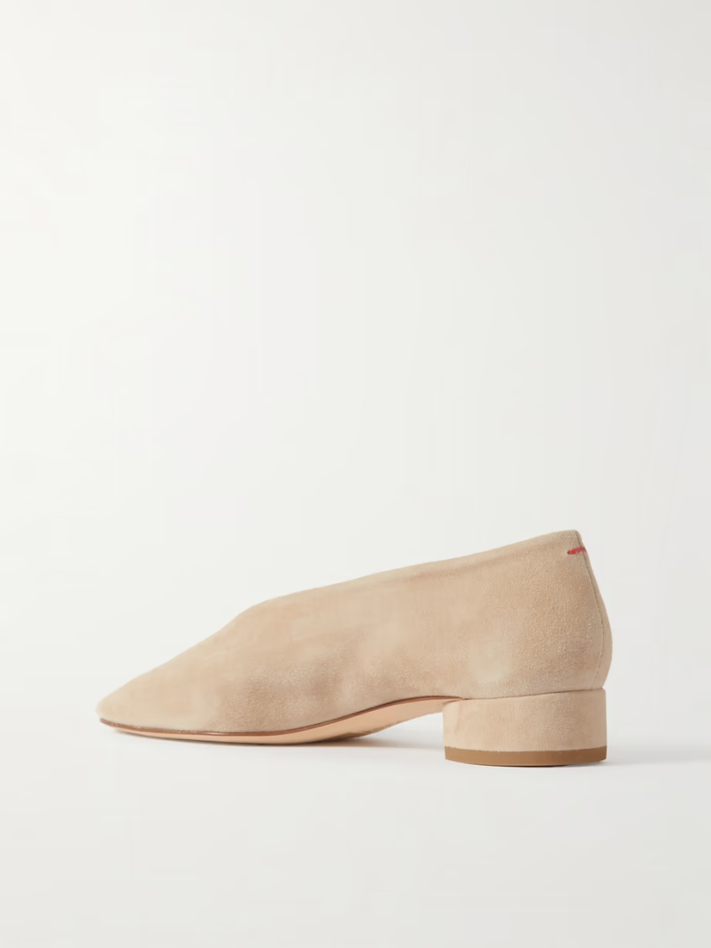 Delia suede ballet flats