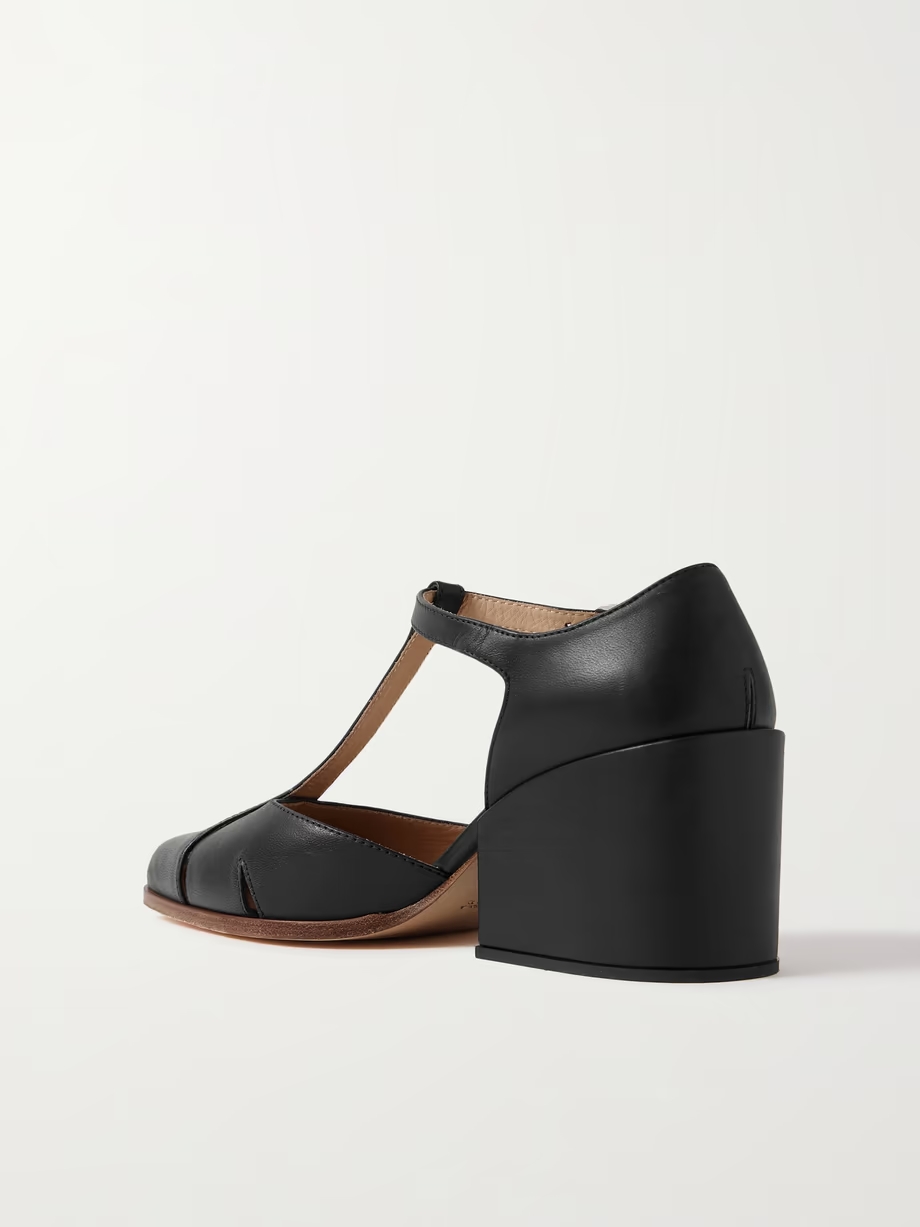 + NET SUSTAIN Hawes leather Mary Jane pumps